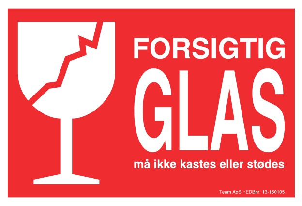 Forsigtig Glas
